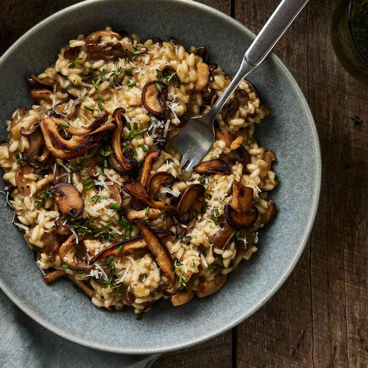 Umami-Loaded Mushroom Risotto